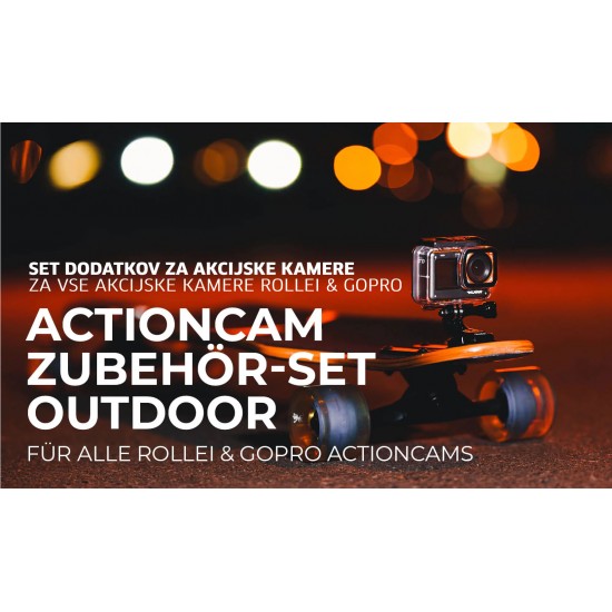 Set dodatkov za akcijske kamere ROLLEI in GOPRO