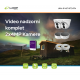 VIDEO NADZORNI KOMPLET 2x4MP: 1x PoE snemalnik, 2x 4MP Turret kamera, 2x podnožja za kamere, 2x 20m UTP kabla, Uniview